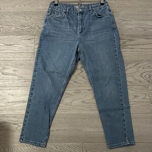 Topshop Blue Mom Jeans